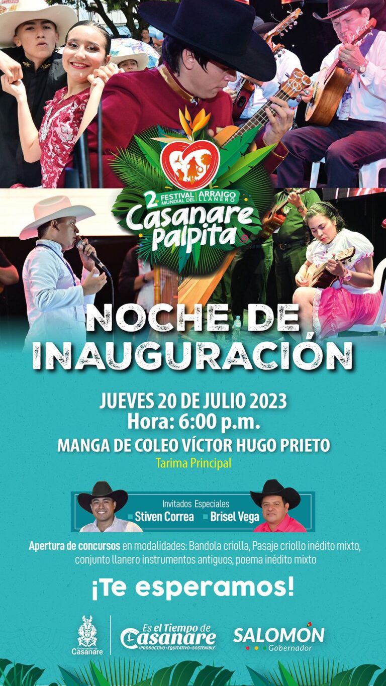 Así será el show inaugural de Casanare Palpita (2)