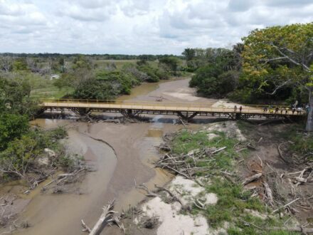 Se canalizarán 3 km del río Charte en Maní (4)