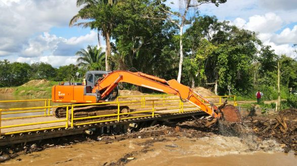 Canal de 3 km en el río Charte, está dando buenos resultados, según los campesinos (2)